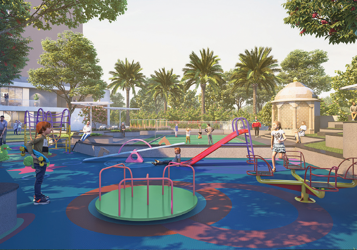 Exterior view of Millennium Falcon &mdash; photo gallery, images, brochure, amenities, cost sheet, price breakup, availability details, RERA number, RERA certificate, possession date, layout plan, logo, floor plan, master plan, and location map showcasing project highlights and features.